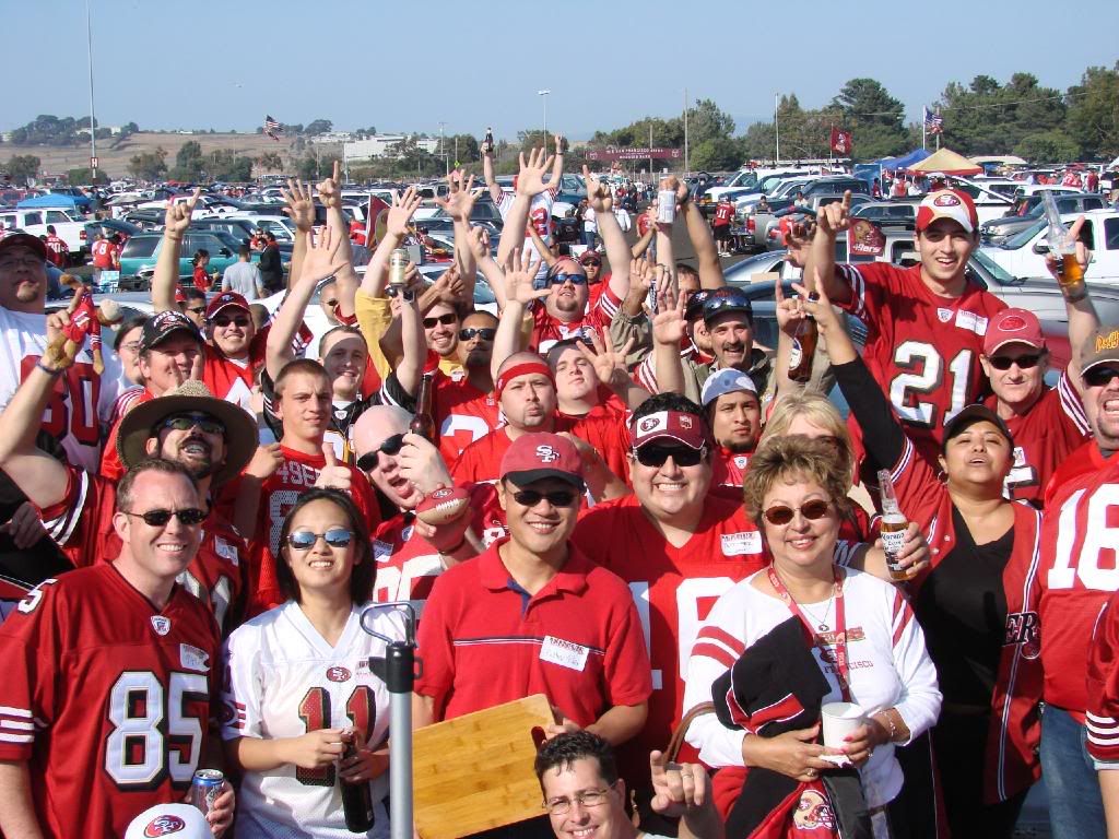 tailgate a great success! 49ers zone